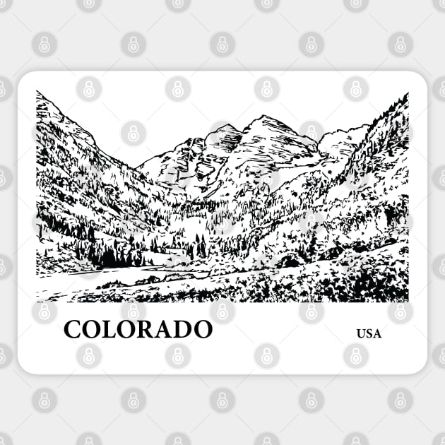 Colorado USA Sticker by Lakeric